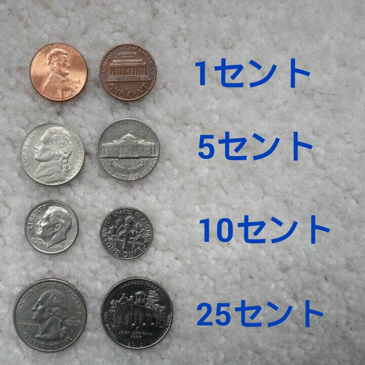 アメリカ硬貨　コイン　小銭